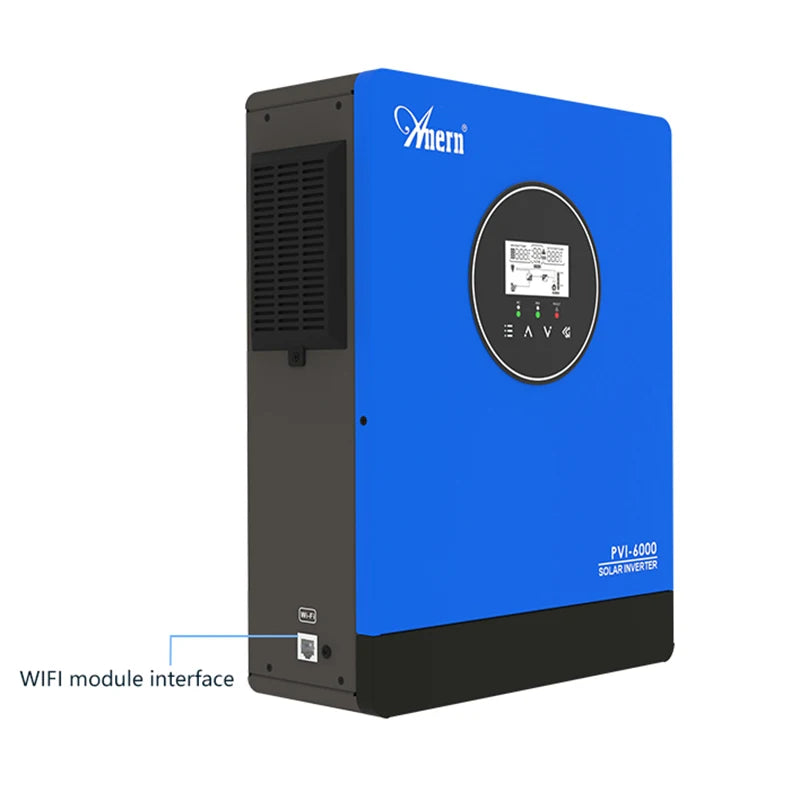 6000W 6KW 10000W 10KW ON/Off Grid Solar Inverter 220V Pure Sine Wave MPPT Solar Charger Hybrid Solar Inverter