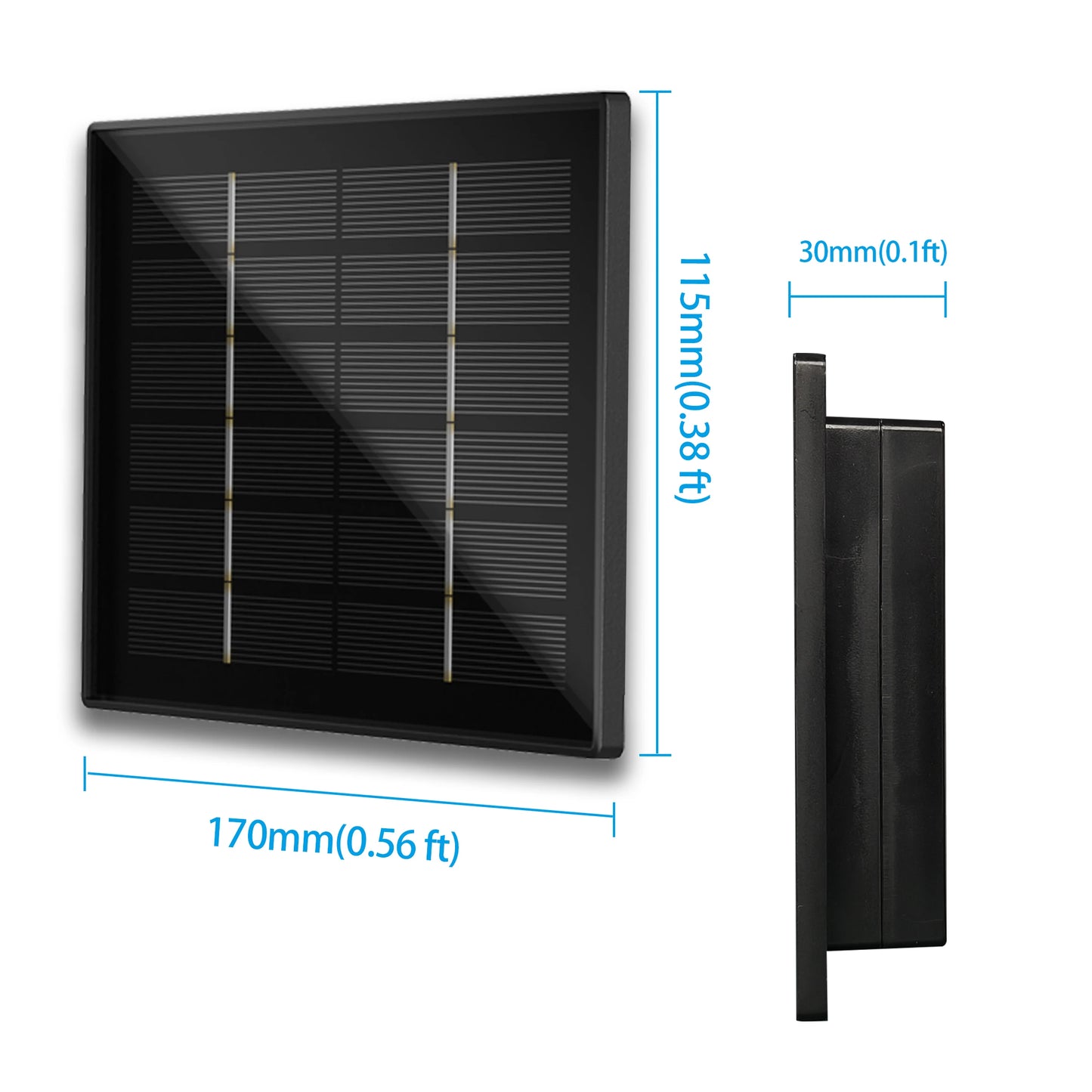 4W Solar Panel Waterproof Micro Output 12V Solar Cells Charge Built-in 18650 Battery Outdoor For Hunting Camera 4G WIFI RAK LoRa