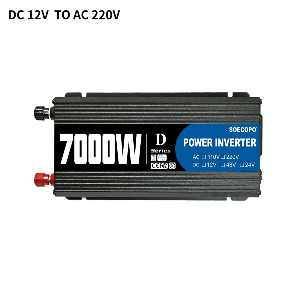 7000W Solar Power Kit 800W Panel 100A Controller 12V to110V/220V Inverter Battery Charger for Shed/Camping/Lighting Easy Install