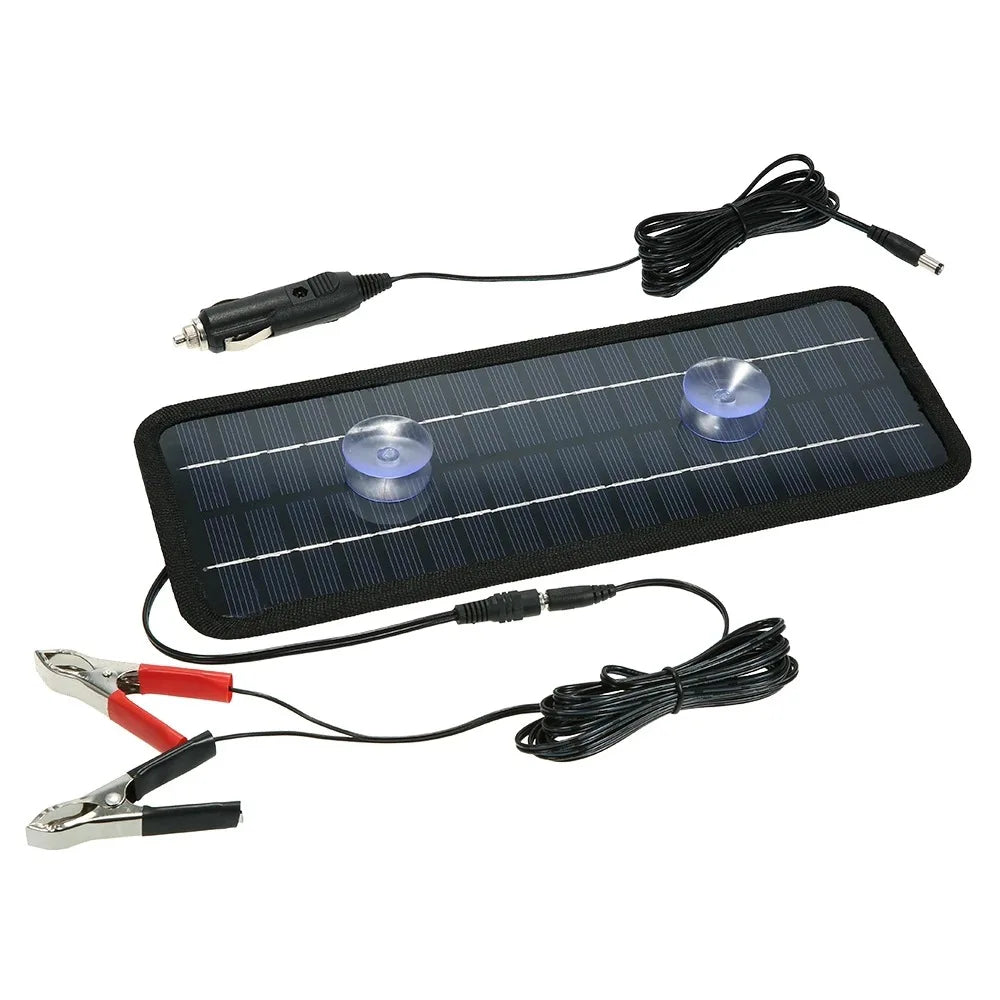 18V 12V 20W Solar Panels Charger Car Motorcycle Kick Scooter Portable Solar Panel Car Charger Battery Efficient Maintenance