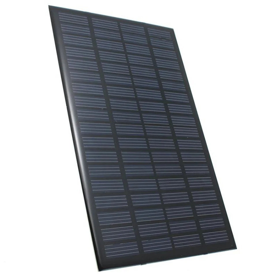 Mini 2.5W 18V Solar Panel Polycrystalline Silicon Portable Solar System For Traveling Camping Battery Cell Phone Charger