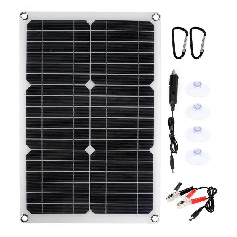 1200W solar panel 12V solar panel charger dual USB with 100A controller flexible solar panel outdoor camping mobile phone car