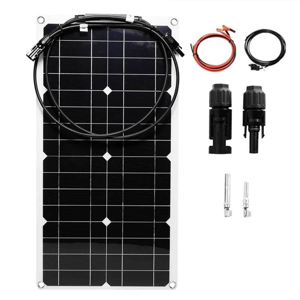 500W 16V Solar Panel High Efficiency  12V Battery Charger Car Boat RV Marine Home Camping Outdoor Off-Grid System Power bank