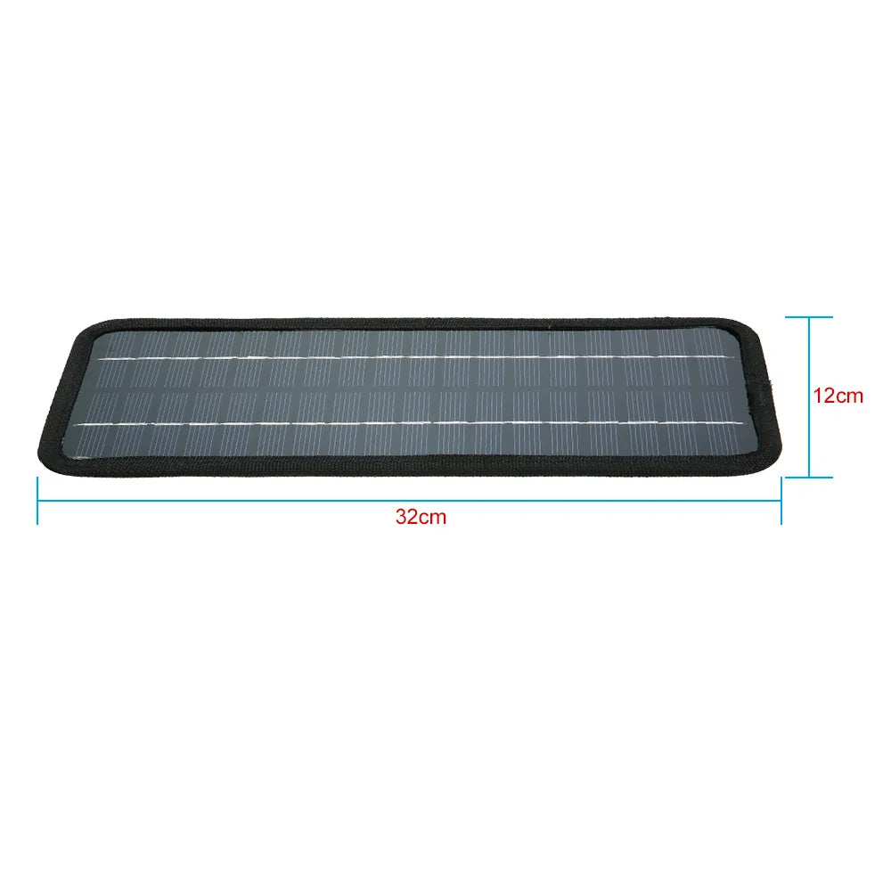 18V 12V 20W Solar Panels Charger Car Motorcycle Kick Scooter Portable Solar Panel Car Charger Battery Efficient Maintenance