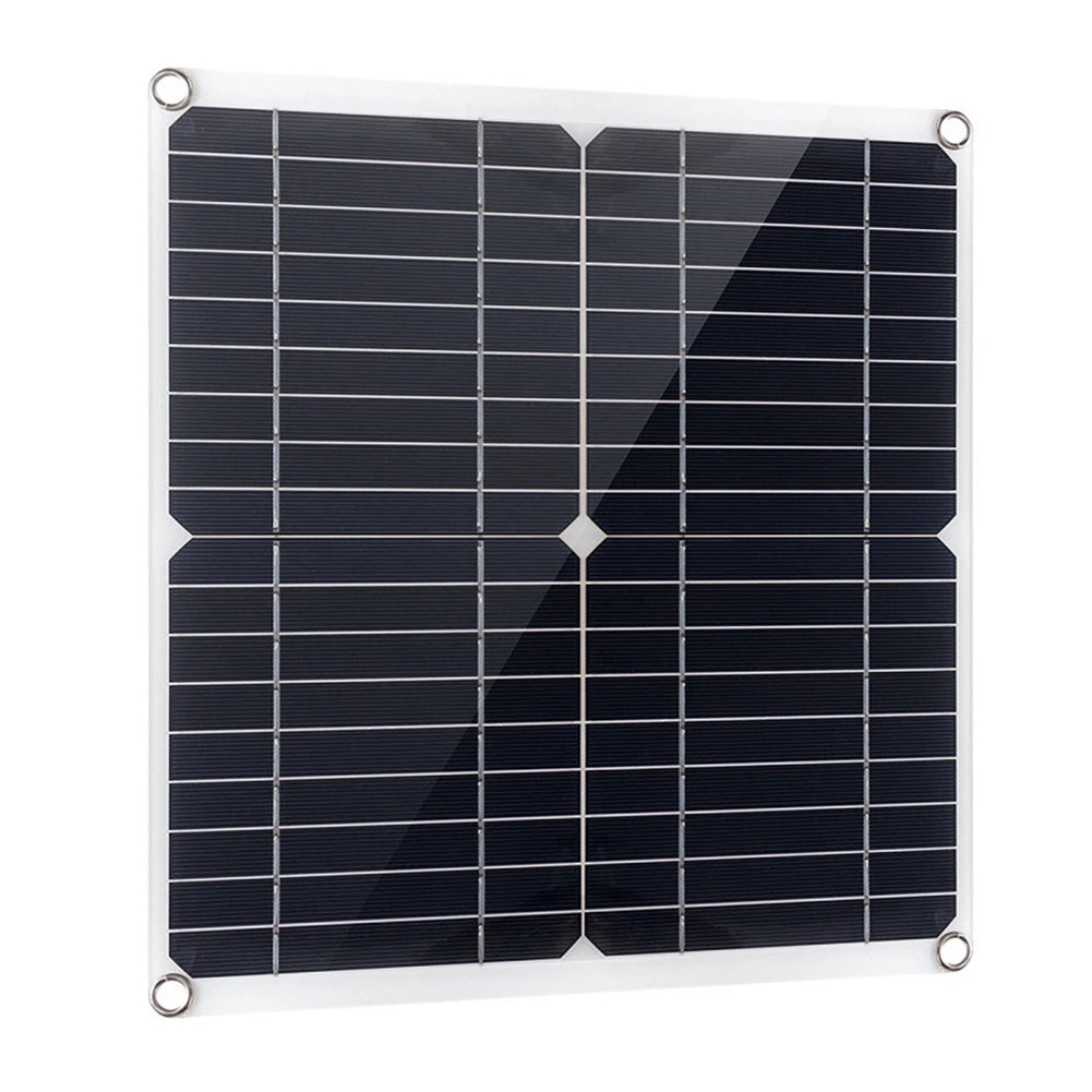 20W 18V Portable Solar Panel Kit Waterproof Flexible Dual USB Output Solar Panel For Car And Marine Charger Power Tools Parts